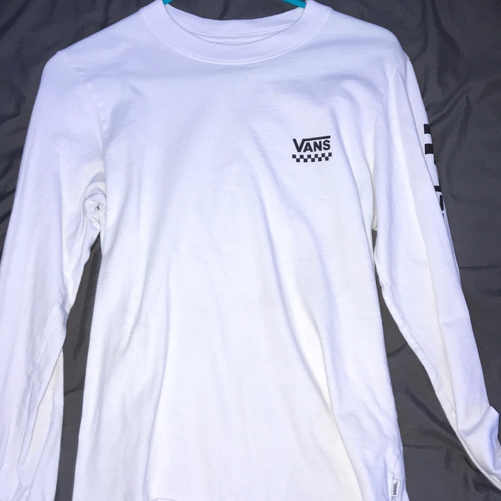 vans long sleeved checkered shirt